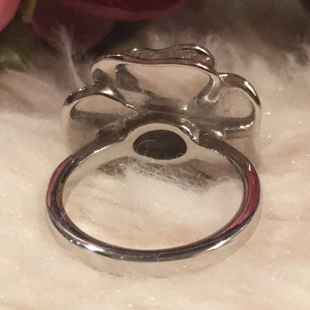 DIAMOND FLOWER RING - Picture 4 of 6